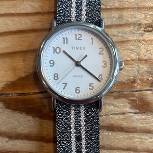 Timex Classic Women's Black and Silver Watch